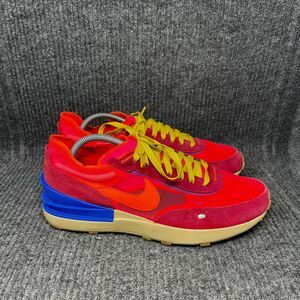 Nike Waffle One Hyper Pink Crimson Red Athletic Shoes Men's 10.5 DA7995-601